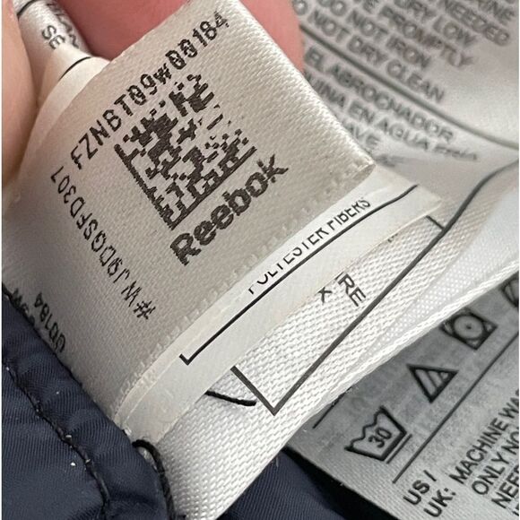 Reebok Boys Hooded Winter Bubble Puffer Jacket - See Details Size Large 14/16 - Picture 10 of 11